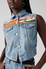 EMBROIDERED VEST DESERT UTOPIA