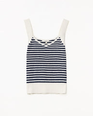 TOP NAVY/ECRU