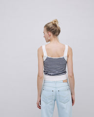 TOP NAVY/ECRU