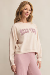 OVERSIZED ROAD TRIP SWEATSHIRT