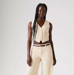 TAILORED VEST ND WHITE SWAN