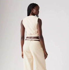 TAILORED VEST ND WHITE SWAN