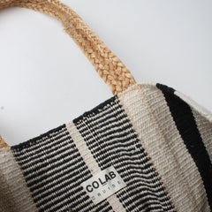 SANTA BARBARA STRIPE BEACH TOTE