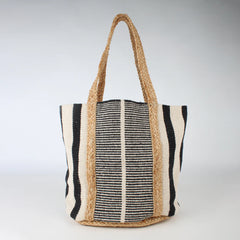SANTA BARBARA STRIPE BEACH TOTE
