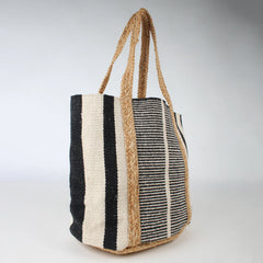 SANTA BARBARA STRIPE BEACH TOTE