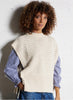 CREAM GILET