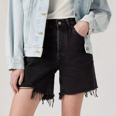 501® MID THIGH SHORT LUNAR BLACK
