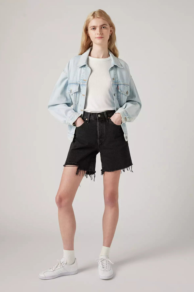 501® MID THIGH SHORT LUNAR BLACK