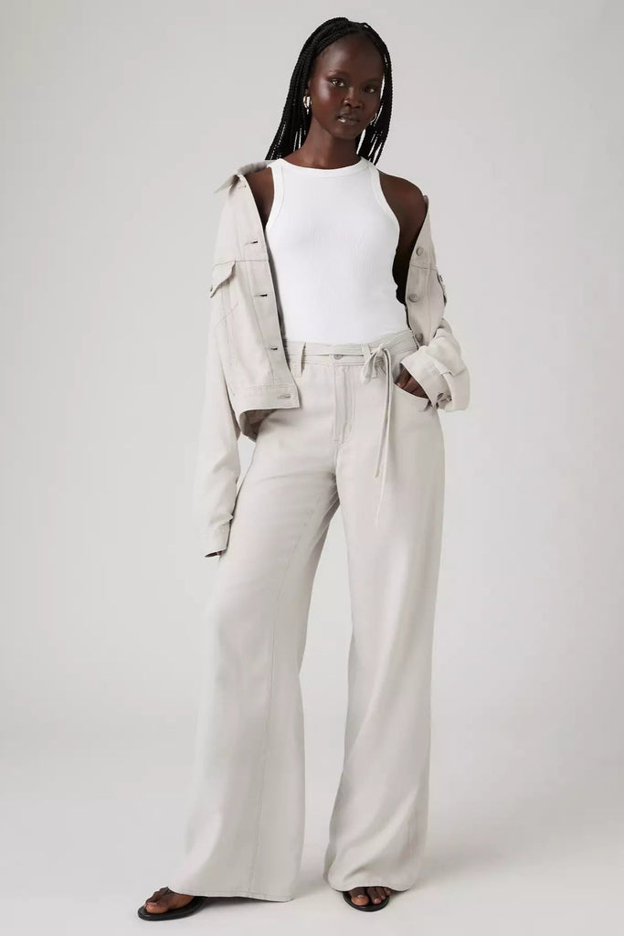 XL STRAIGHT CRYSTAL GRAY LINEN