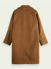 DOUBLE BREASTED WOOLEN COAT