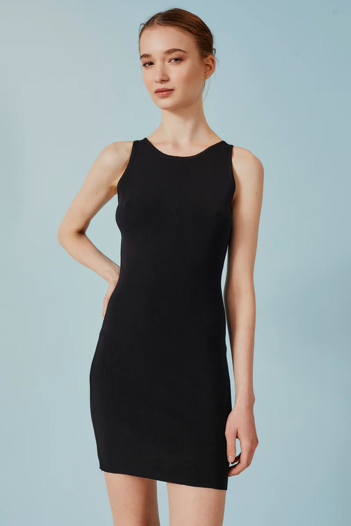 HALLEY KNIT DRESS BLACK