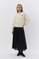 SWEATSHIRT OFF WHITE