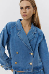 JACKET DENIM BLUE