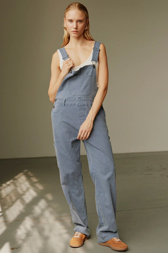 OVERALLS BLUE STRIPED