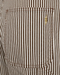 TROUSERS BROWN STRIPED