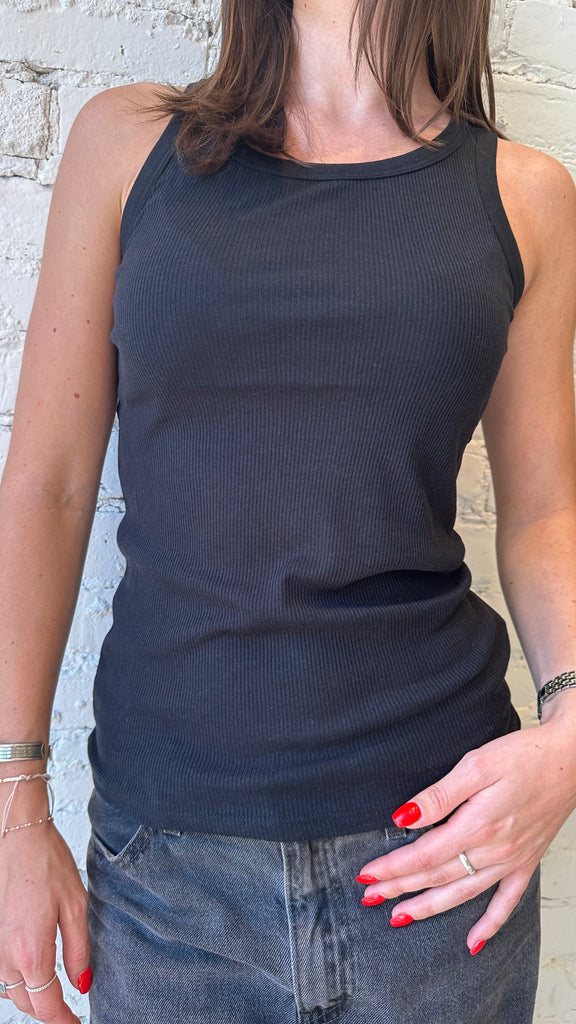 BABY RIB SCOOPNECK TANK