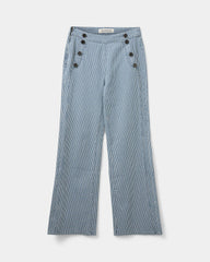 TROUSERS BLUE STRIPPED
