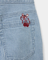 TROUSERS BLUE STRIPPED