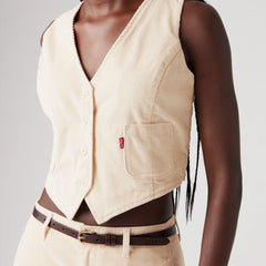 TAILORED VEST ND WHITE SWAN