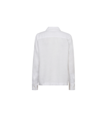 MMENNA LINEN POCKET BLOUSE