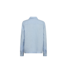 MMENNA LINEN POCKET BLOUSE