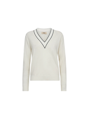 MMRELENA PREP V-NECK KNIT