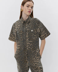 OVERSIZED JUMPSUIT LEOPARD