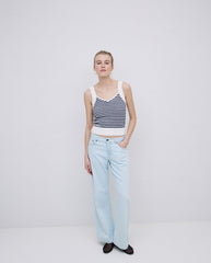 TOP NAVY/ECRU