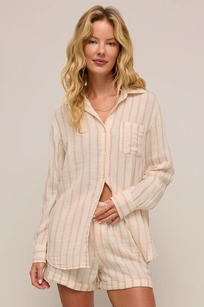 SATURDAY STRIPE  SHIRT
