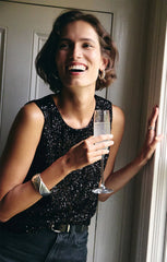 SLOANE SEQUIN TOP
