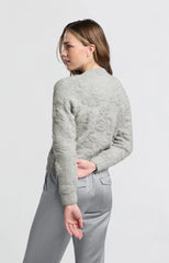 FLOWER JACQUARD SWEATER