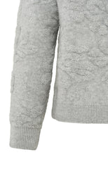FLOWER JACQUARD SWEATER