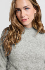 FLOWER JACQUARD SWEATER