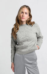 FLOWER JACQUARD SWEATER
