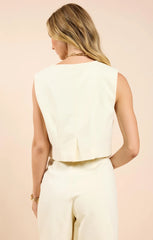 SEASON'S BLOOM CROPPED WAISTCOAST