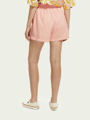Mid rise printed shorts