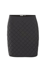 Quilted nylon skirt