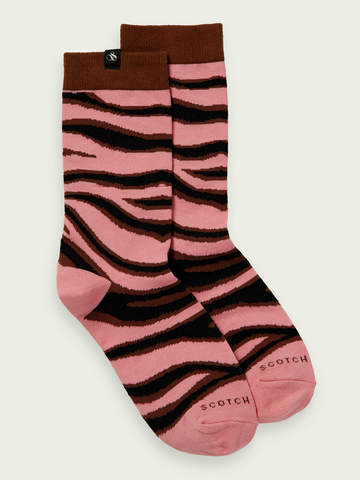 Intarsia socks