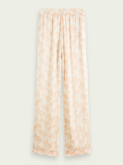 High-rise sheer trousers