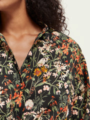 Printed oversized shirt
