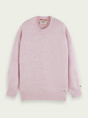 Relaxed crewneck pullover