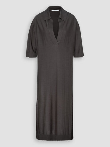 Fine yarn knitted kaftan dress