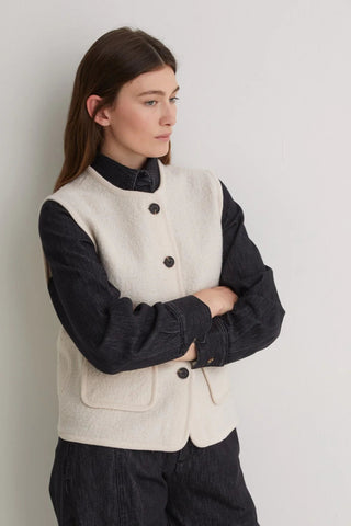 VEST BOUCLE POCKET