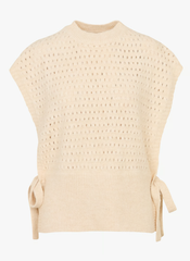 CREAM GILET