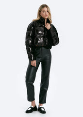 SEQUINED WENDY PUFFER JACKET