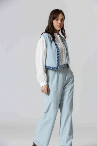 VEST LIGHT BLUE