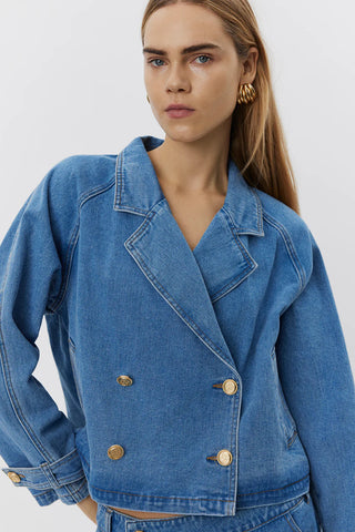 JACKET DENIM BLUE