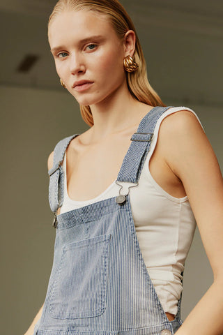 OVERALLS BLUE STRIPED