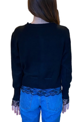 FUNKADELIC LACE TRIM CARDIGAN