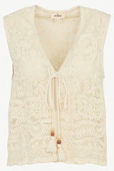 LOLA GILET CREAM